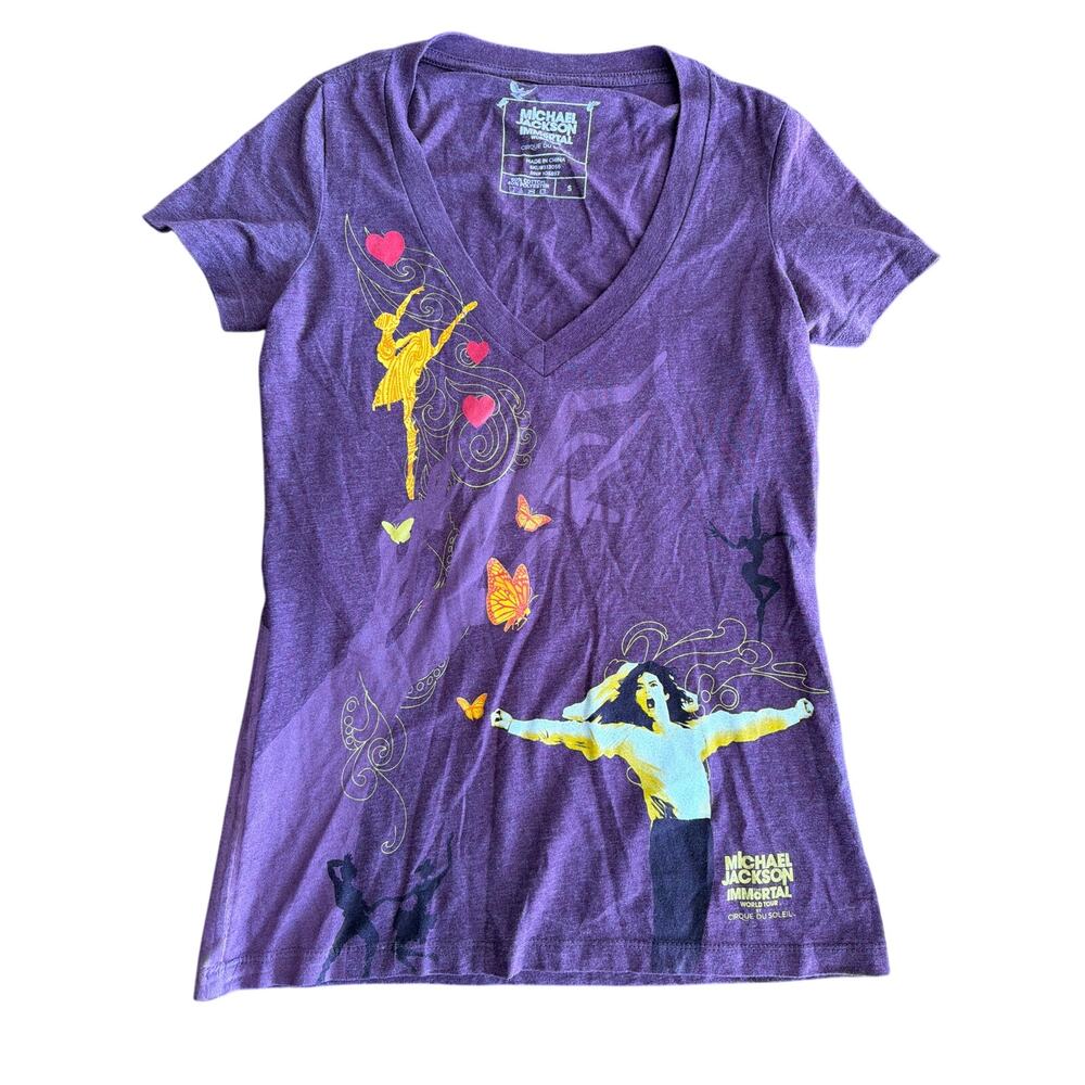 Michael Jackson Immortal World Tour Tshirt Women's Small